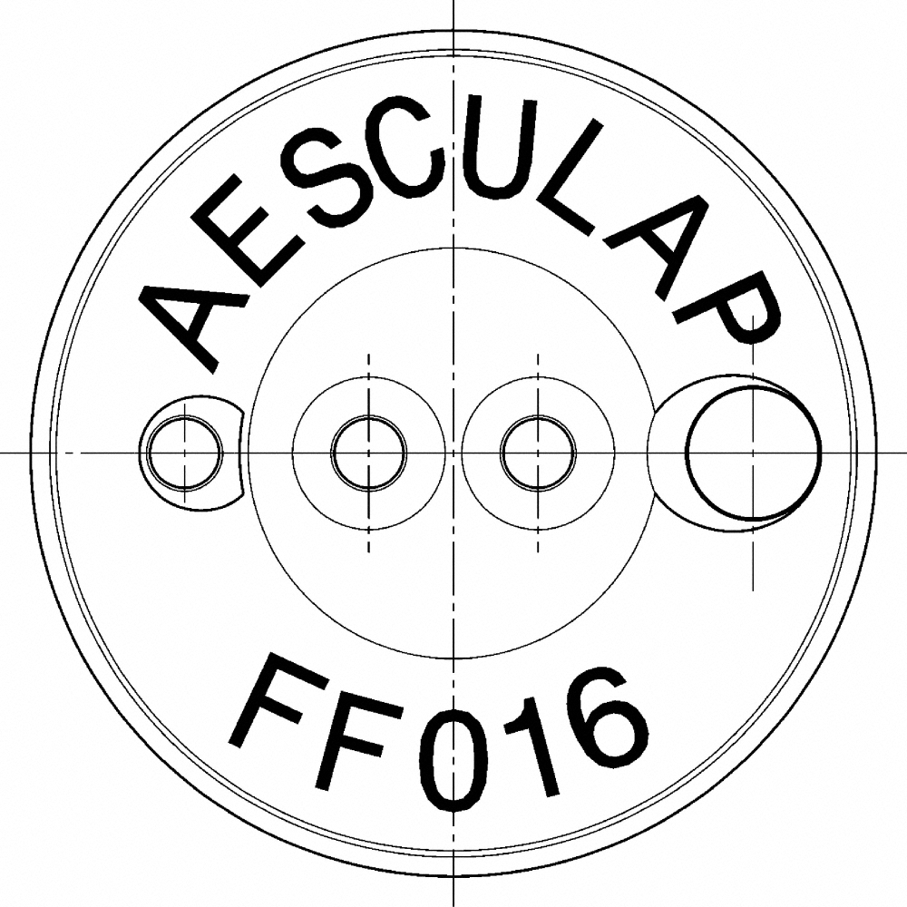 LINE DRAWING FF016-Aesculap Article Picture (Media Manager)