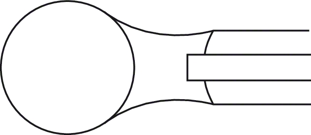 LINE DRAWING FF605R-Aesculap Article Picture (Media Manager)
