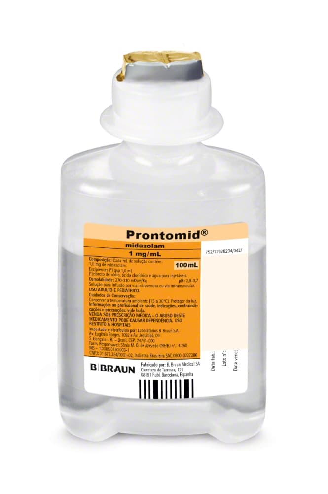 Midazolam-Solução Injetável de Midazolam 1mg/ml
