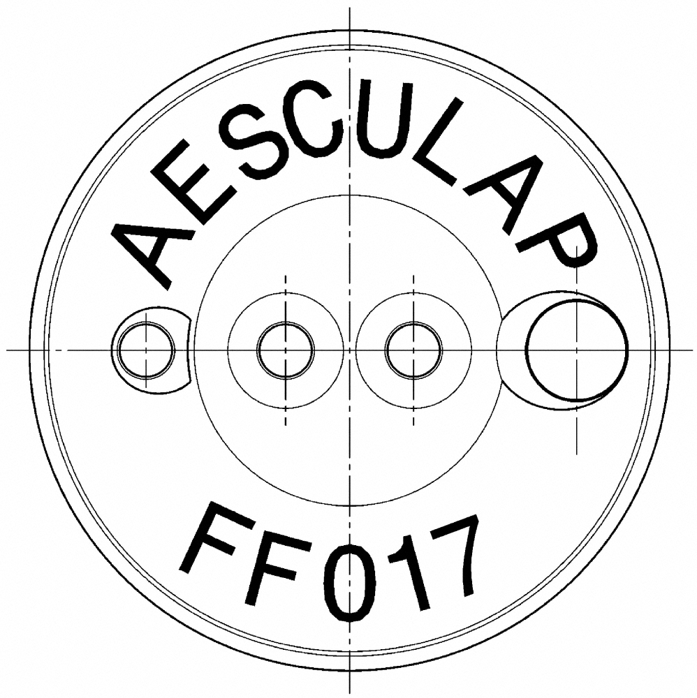 LINE DRAWING FF017-Aesculap Article Picture (Media Manager)