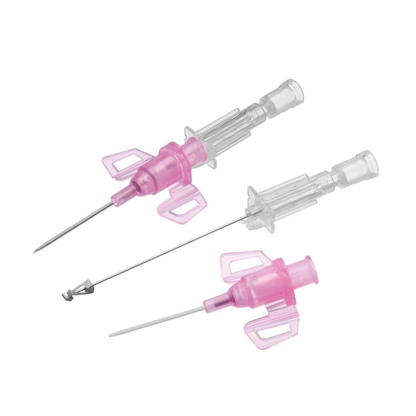 Introcan Safety® 3-Closed Safety IV Catheter with Multi-Access Blood Control Septum, G20